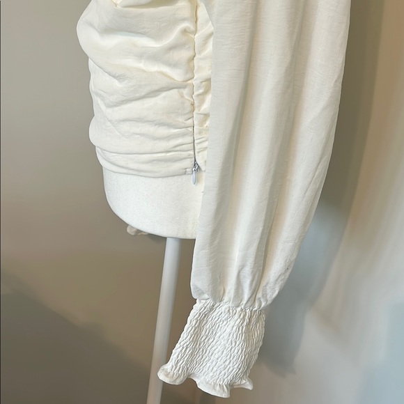 Cider Cream High Neck Blouse - Picture 3 of 8